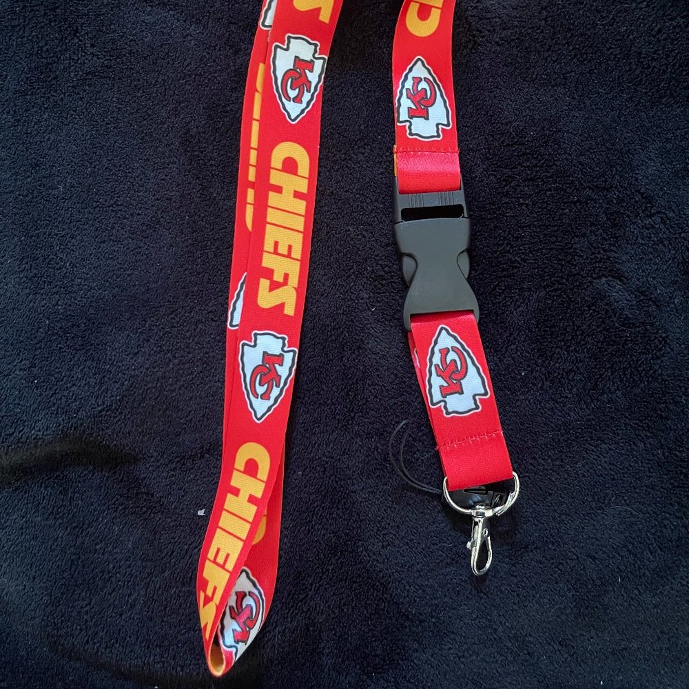 Kanas City Chiefs Reversible Lanyard